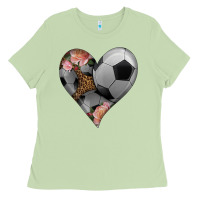 Matcha western soccer heart Ladies Tee - HRA Design Shop