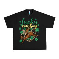 Black lucky cowboy Urban Heavy Tee - MaliasSmallBusiness