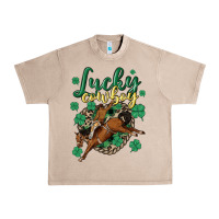 French Oak lucky cowboy Urban Heavy Tee - MaliasSmallBusiness
