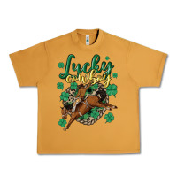 Peanut Butter lucky cowboy Urban Heavy Tee - MaliasSmallBusiness