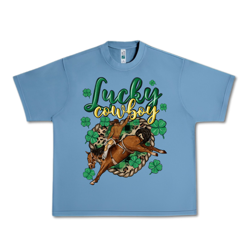 Lucky Cowboy Urban Heavy Tee by MaliasSmallBusiness | Teevron