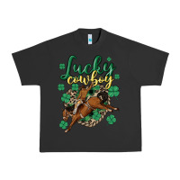 Pigment Black lucky cowboy Urban Heavy Tee - MaliasSmallBusiness