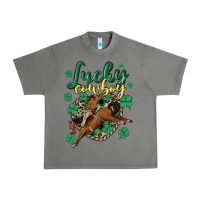 Tornado lucky cowboy Urban Heavy Tee - MaliasSmallBusiness