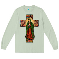 Matcha our lady of guadalupe cros Long Sleeve Tee - JahusDesignShop