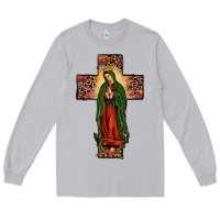Moon Dust our lady of guadalupe cros Long Sleeve Tee - JahusDesignShop