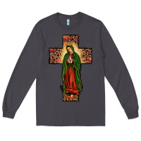 Smoke our lady of guadalupe cros Long Sleeve Tee - JahusDesignShop