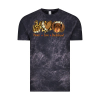 Cloud Black Peace Love Dachshund Vintage Tee - Jasminsmagicworld