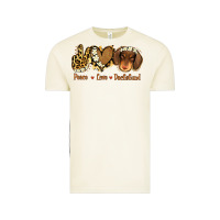 Vintage Arctic Peace Love Dachshund Vintage Tee - Jasminsmagicworld