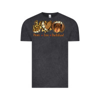 Vintage Black Peace Love Dachshund Vintage Tee - Jasminsmagicworld