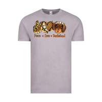 Vintage Zinc Peace Love Dachshund Vintage Tee - Jasminsmagicworld