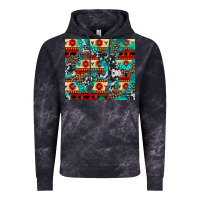 Cloud Black aztec leopard cowhide turquoise Vintage Hoodie - BarkalooDesign