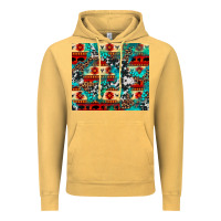 Aztec Leopard Cowhide Turquoise Vintage Hoodie | Teevron