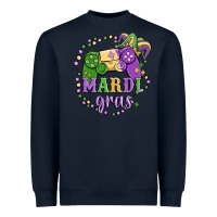 Navy mardi gras game Heavyweight Sweatshirt - MaliasSmallBusiness