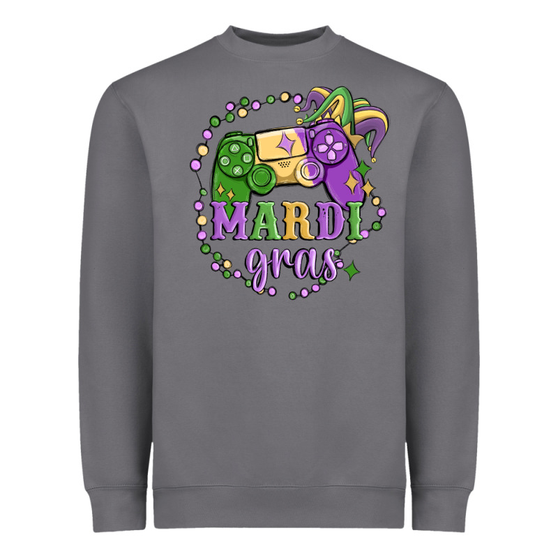 Mardi Gras Game Heavyweight Sweatshirt by MaliasSmallBusiness | Teevron