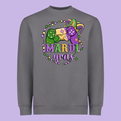 Mardi Gras Game Heavyweight Sweatshirt Designed By Maliassmallbusiness