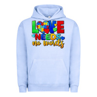 Pigment Grape Ice Love needs no words Urban Hoodie - FaDigitalArtStudio