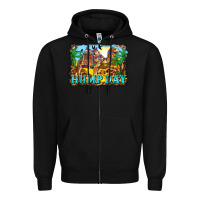 Black hump day camel and desert Zipper Hoodie - BarkalooDesign