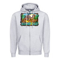Heather Grey hump day camel and desert Zipper Hoodie - BarkalooDesign