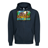 Navy hump day camel and desert Zipper Hoodie - BarkalooDesign