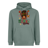 Sage merry mama afro messy bun Heavyweight Hoodie - texasbilliewilder