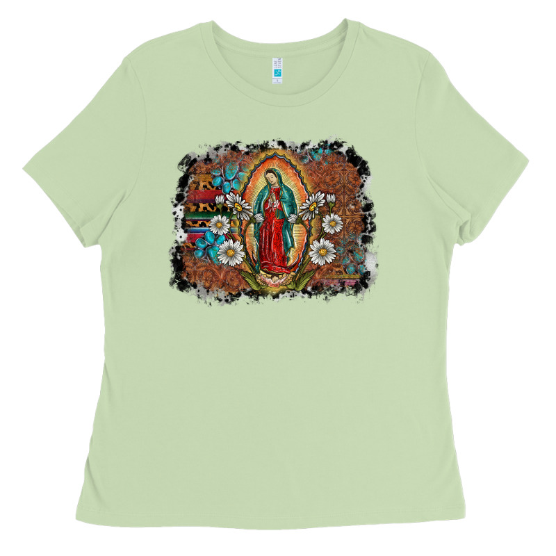 Virgin Mary Ladies Tee by SublimationCraftShop | Teevron