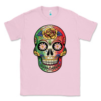 Bubblegum Pink mexican skull Classic Tee - JahusDesignShop