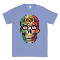 Colony Blue mexican skull Classic Tee - JahusDesignShop