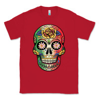 Red mexican skull Classic Tee - JahusDesignShop