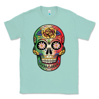 Seafoam mexican skull Classic Tee - JahusDesignShop