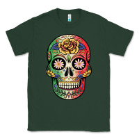 Sports Green mexican skull Classic Tee - JahusDesignShop