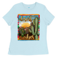 Baby Blue desert vibes Ladies Tee - JahusDesignShop