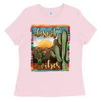 Bubblegum Pink desert vibes Ladies Tee - JahusDesignShop