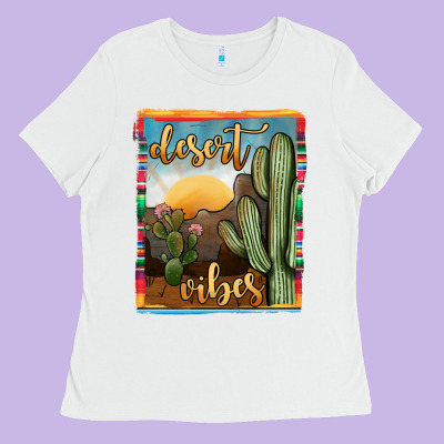 Desert Vibes Ladies Tee Designed By Jahusdesignshop