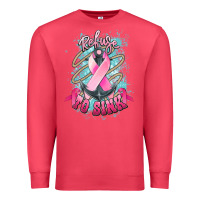 Cardinal Refuse to sink Cancer anchor Cancer Awareness Premium Sweatshirt - HowdyJamesFarm