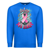 True Royal Refuse to sink Cancer anchor Cancer Awareness Premium Sweatshirt - HowdyJamesFarm