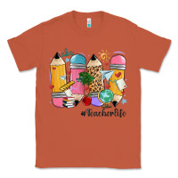 Copper teacher life pencils Classic Tee - MaliasSmallBusiness