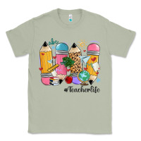 Matcha teacher life pencils Classic Tee - MaliasSmallBusiness