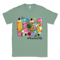 Sage teacher life pencils Classic Tee - MaliasSmallBusiness