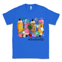 True Royal teacher life pencils Classic Tee - MaliasSmallBusiness