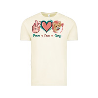 Vintage Arctic Peace Love Corgi Vintage Tee - Jasminsmagicworld