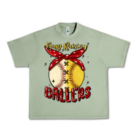 Oil Green busy raising ballers malia Urban Heavy Tee - MaliasSmallBusiness