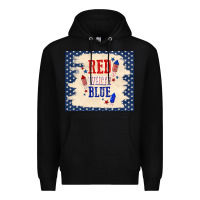 Black red white blue Premium Hoodie - TumblerDesignByShophia
