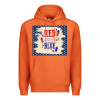 Carrot red white blue Premium Hoodie - TumblerDesignByShophia