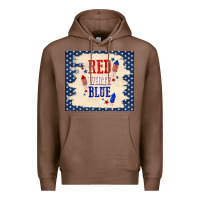 Chestnut red white blue Premium Hoodie - TumblerDesignByShophia