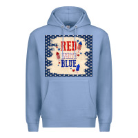 Colony Blue red white blue Premium Hoodie - TumblerDesignByShophia