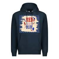 Navy red white blue Premium Hoodie - TumblerDesignByShophia