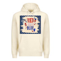 Sandshell red white blue Premium Hoodie - TumblerDesignByShophia
