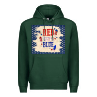 Sports Green red white blue Premium Hoodie - TumblerDesignByShophia