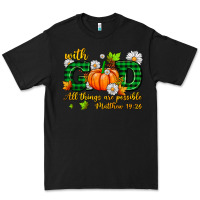 Black with god all things are possible Premium Tee - AdoDesignShop