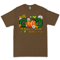 Cacao with god all things are possible Premium Tee - AdoDesignShop